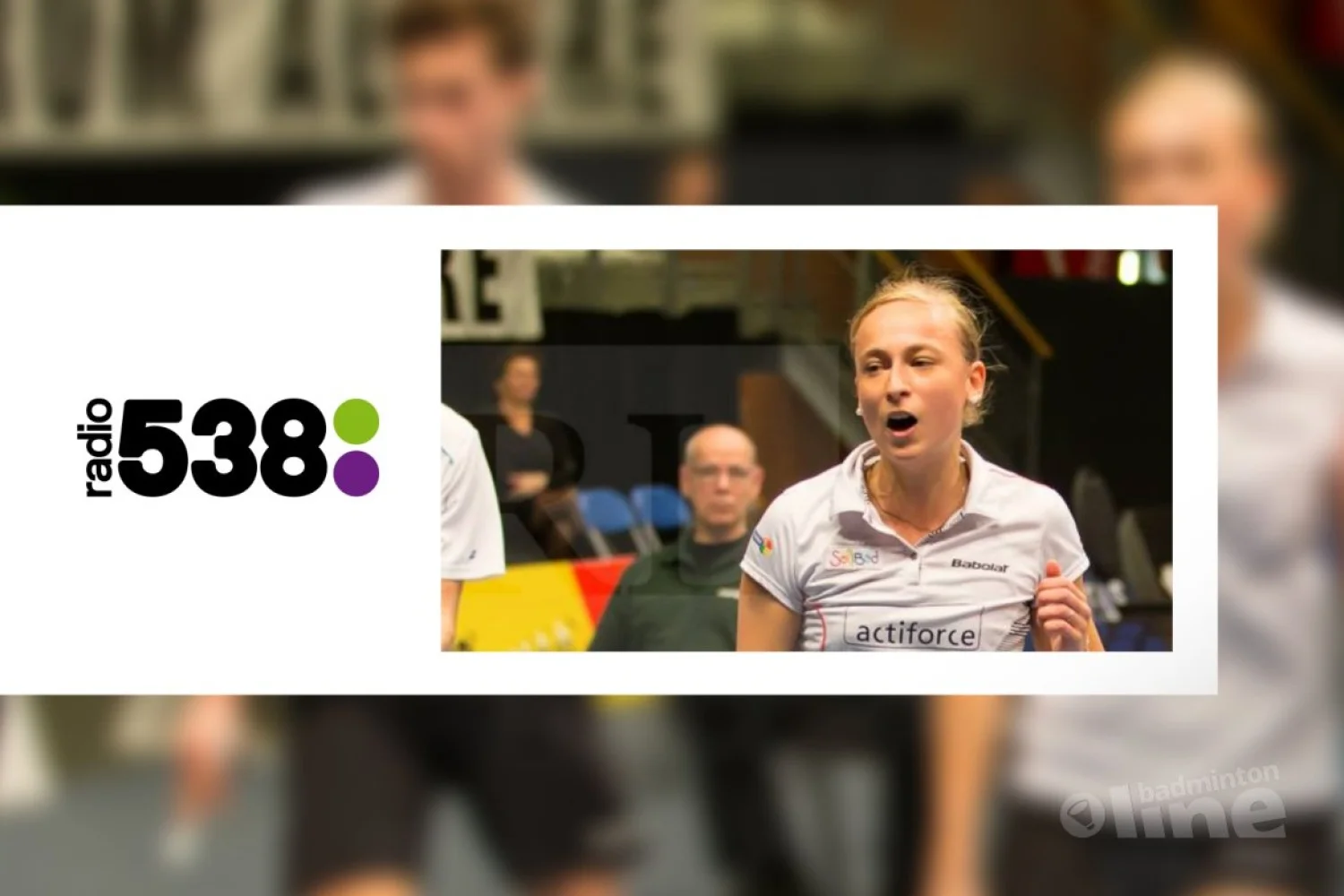 Selena Piek in de Radio 538 uitzending bij Evers Staat Op