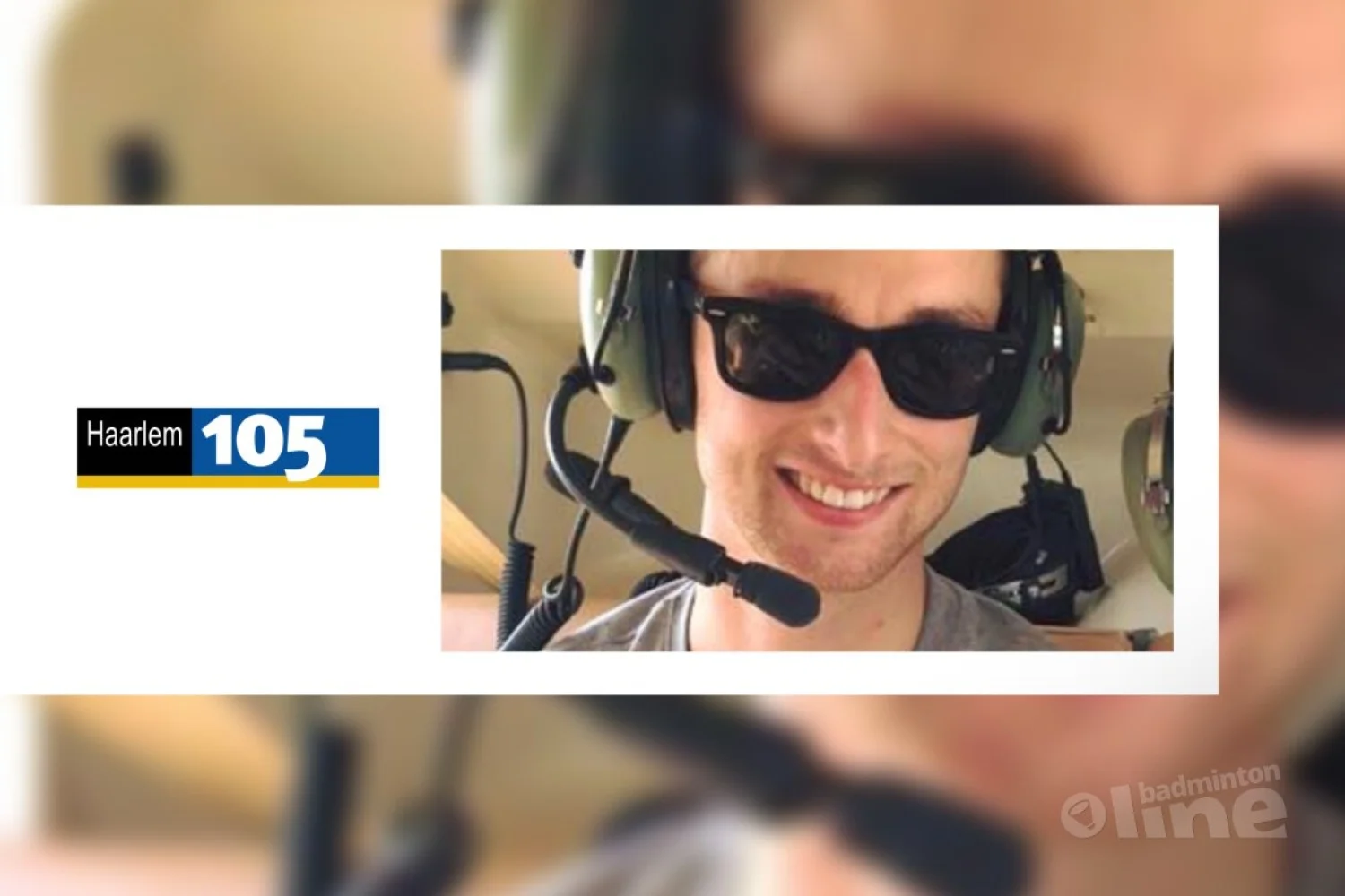 Jacco Arends op de radio bij Haarlem 105