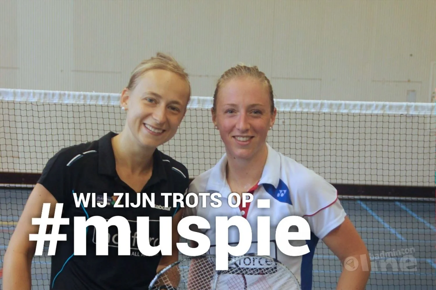 Wij zijn trots op Eefje Muskens en dubbelpartner Selena Piek!