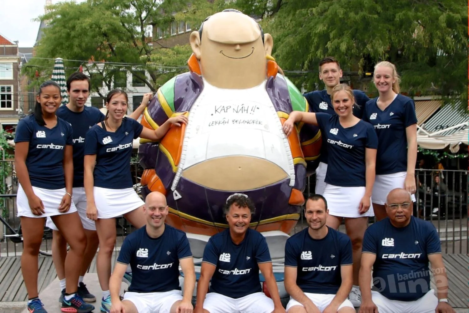 Haagse badmintonners nemen het op tegen Van Zijderveld