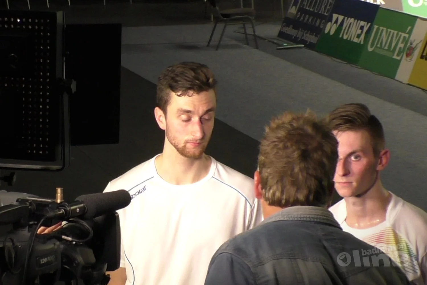 Halve finale Yonex Dutch Open eindstation voor Jacco Arends en Ruben Jille