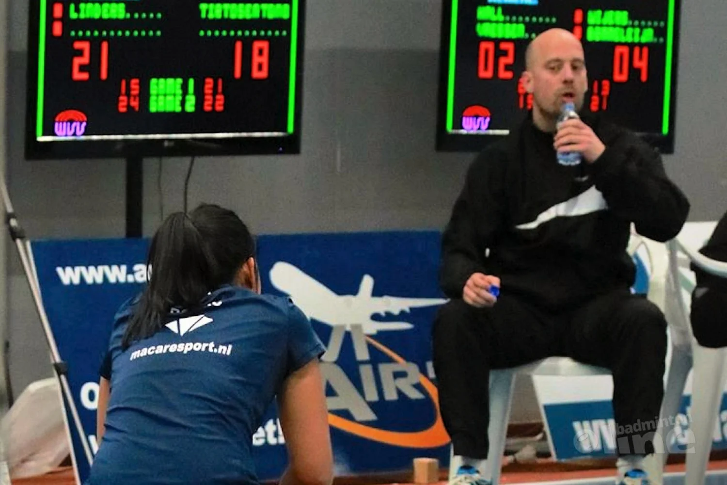 Wat moet Madouc Linders nu denken van Badminton Nederland talentcoach Robbert de Keijzer?