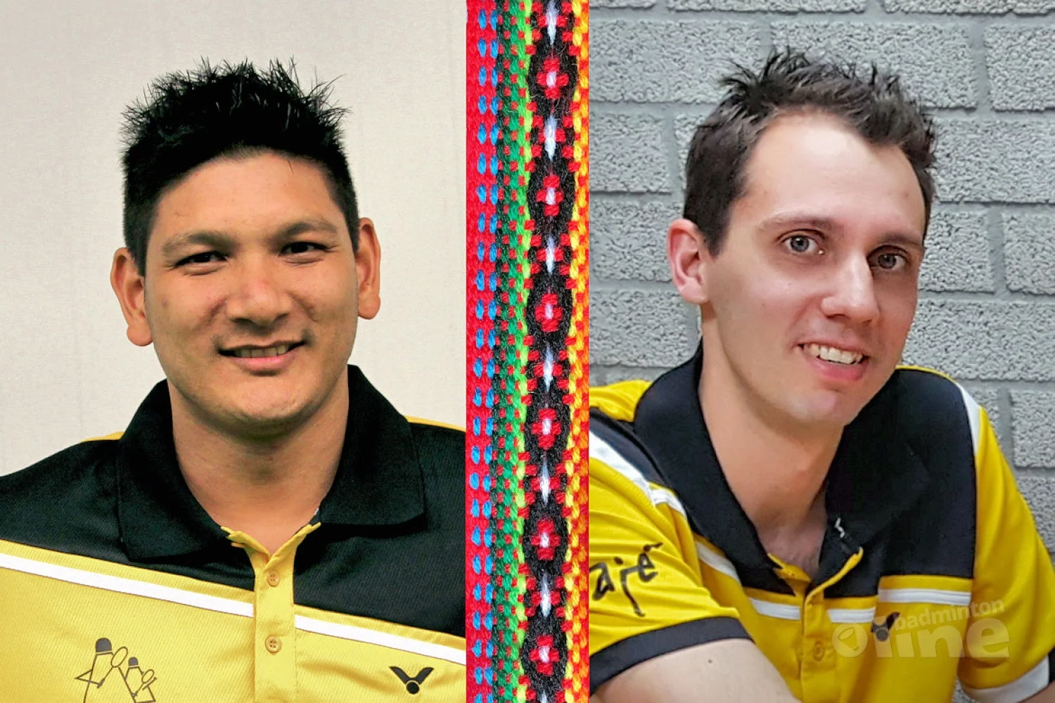 Tim Vaessen en Dave Khodabux gaan #lekkerbadmintonnen bij BV Almere