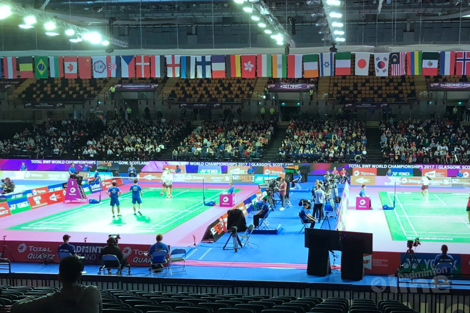 Jacco Arends en Selena Piek door naar tweede ronde WK Badminton 2017 in Glasgow