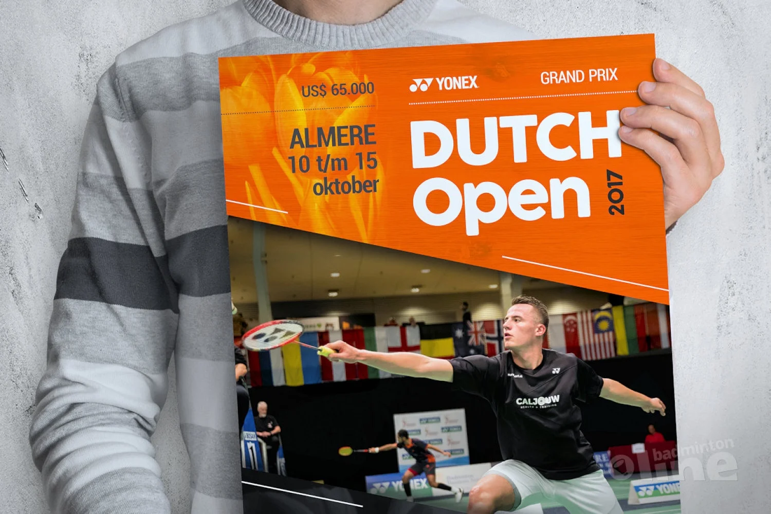 Dutch Open in Topsportcentrum Almere van 10 t/m 15 oktober 2017