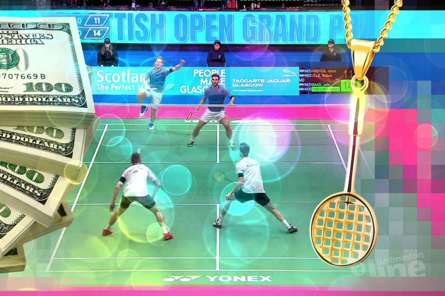 Nederlandse topbadmintonners cashten ruim 22.000 dollar prijzengeld in Schotland