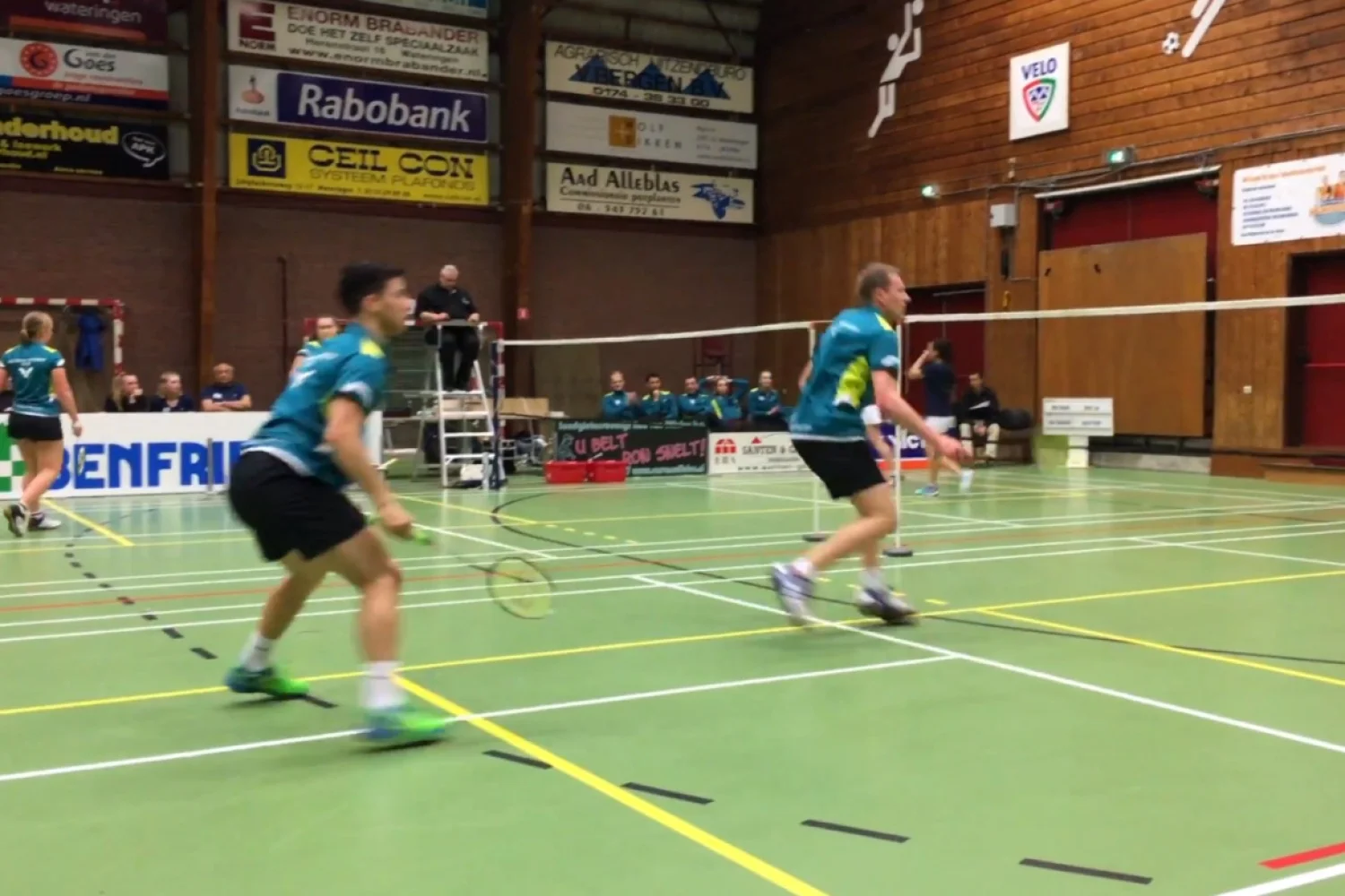 VELO uitgeschakeld in Nederlandse Badminton Eredivisie 2017-2018
