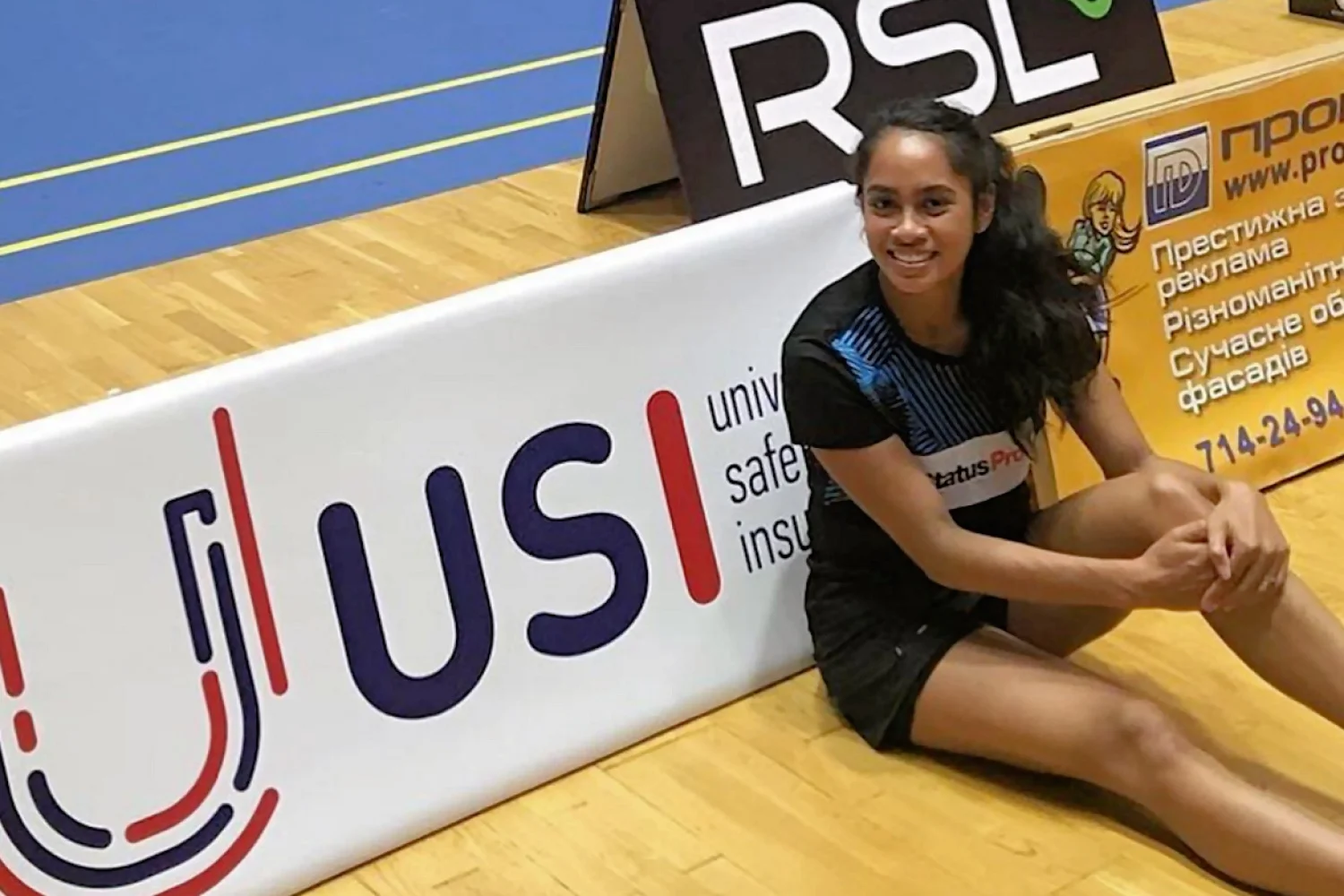 Topbadmintonner Gayle Mahulette op stoom bij Kharkiv International