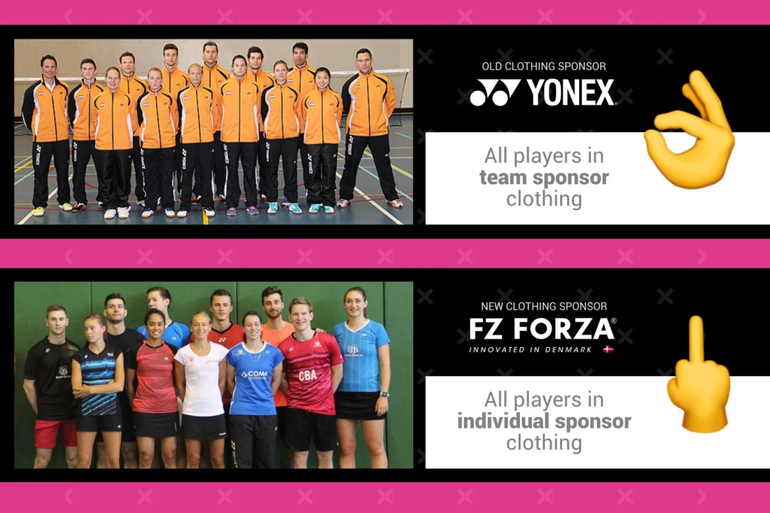 Badminton Nederland steekt middelvinger op naar FZ Forza directeur Martin Lundgaard Hansen?