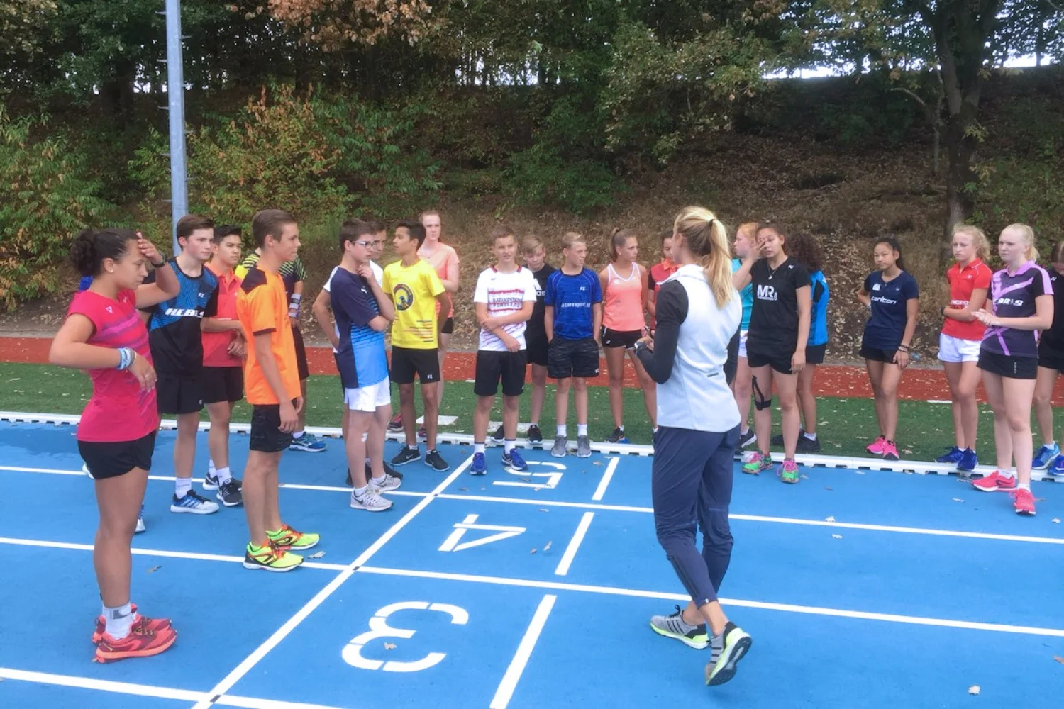 Trainingskamp jeugdselecties op Papendal