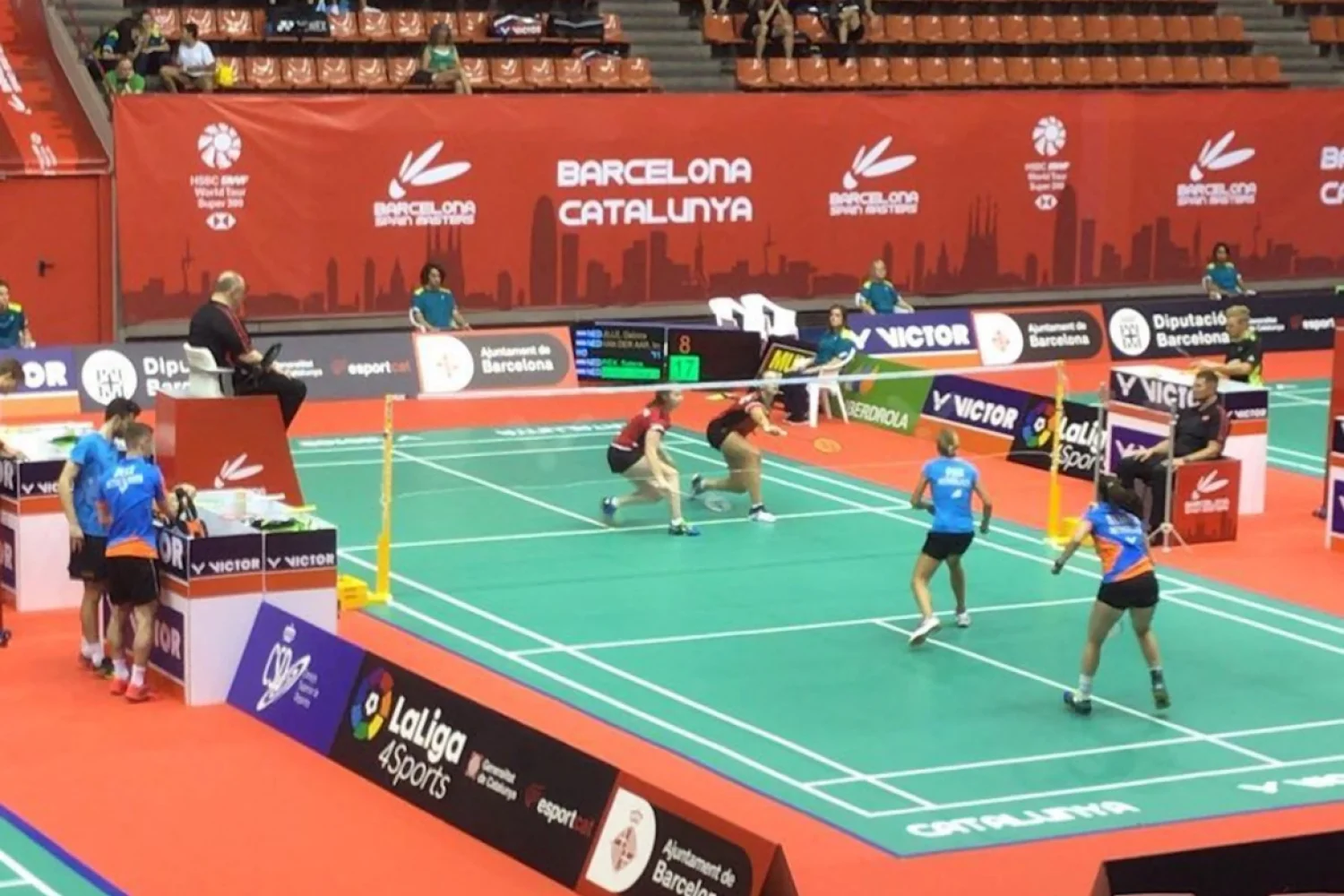 Halve finale Spain Masters in vizier Selena Piek en Cheryl Seinen