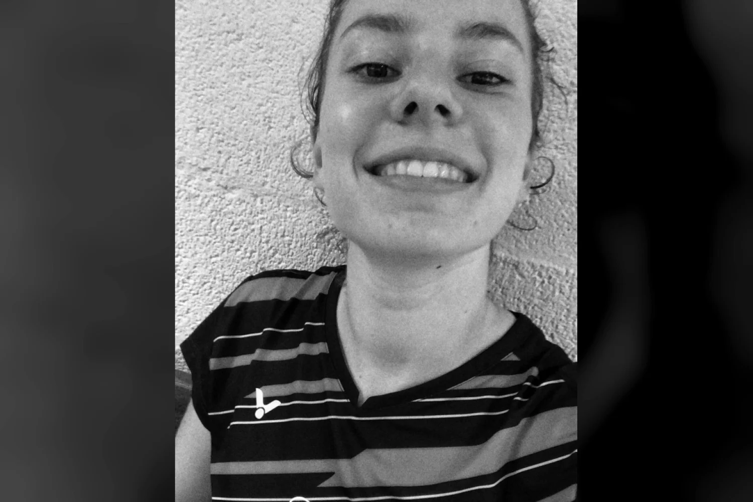 Dutch international badmintonplayer Debora Jille taking a break from badminton