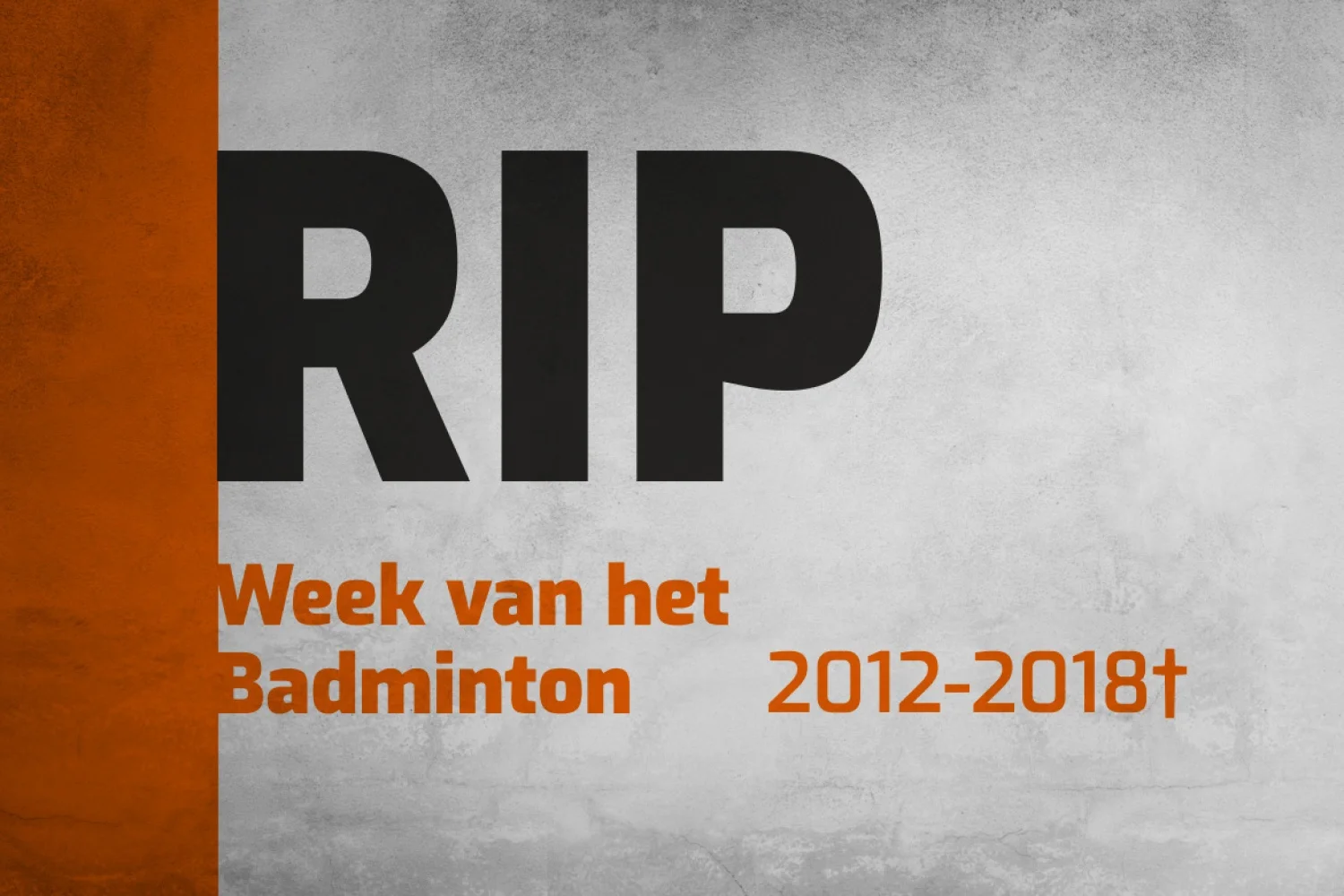 Ledenwerf-initiatief Week van het Badminton is verleden tijd