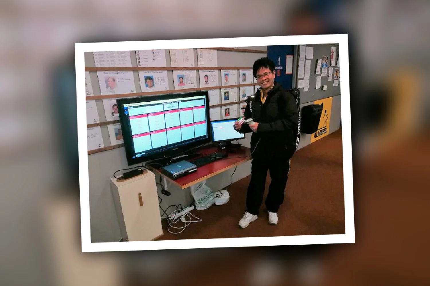 Publieke presentatie digitale afhangsysteem BV Almere tijdens Dutch Open 2018?