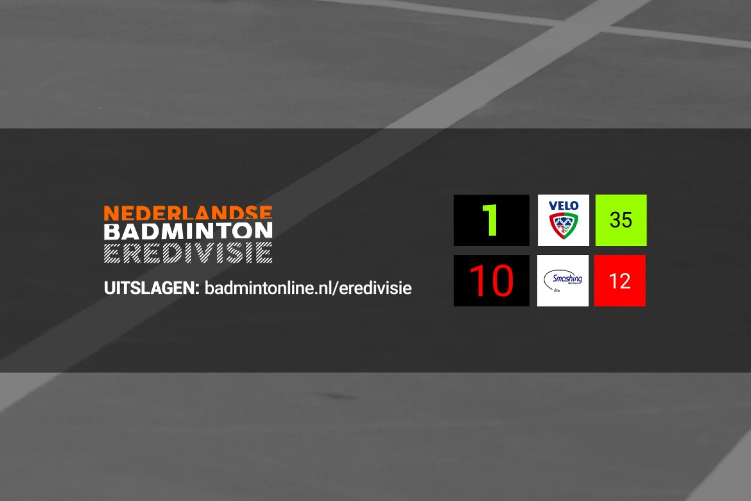 Tussenstand Nederlandse Badminton Eredivisie: hevige strijd om vijfde plek in kampioenspoule