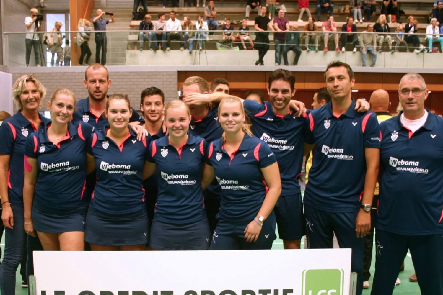 Wateringse VELO pakt de koppositie in de Nederlandse Badminton Eredivisie