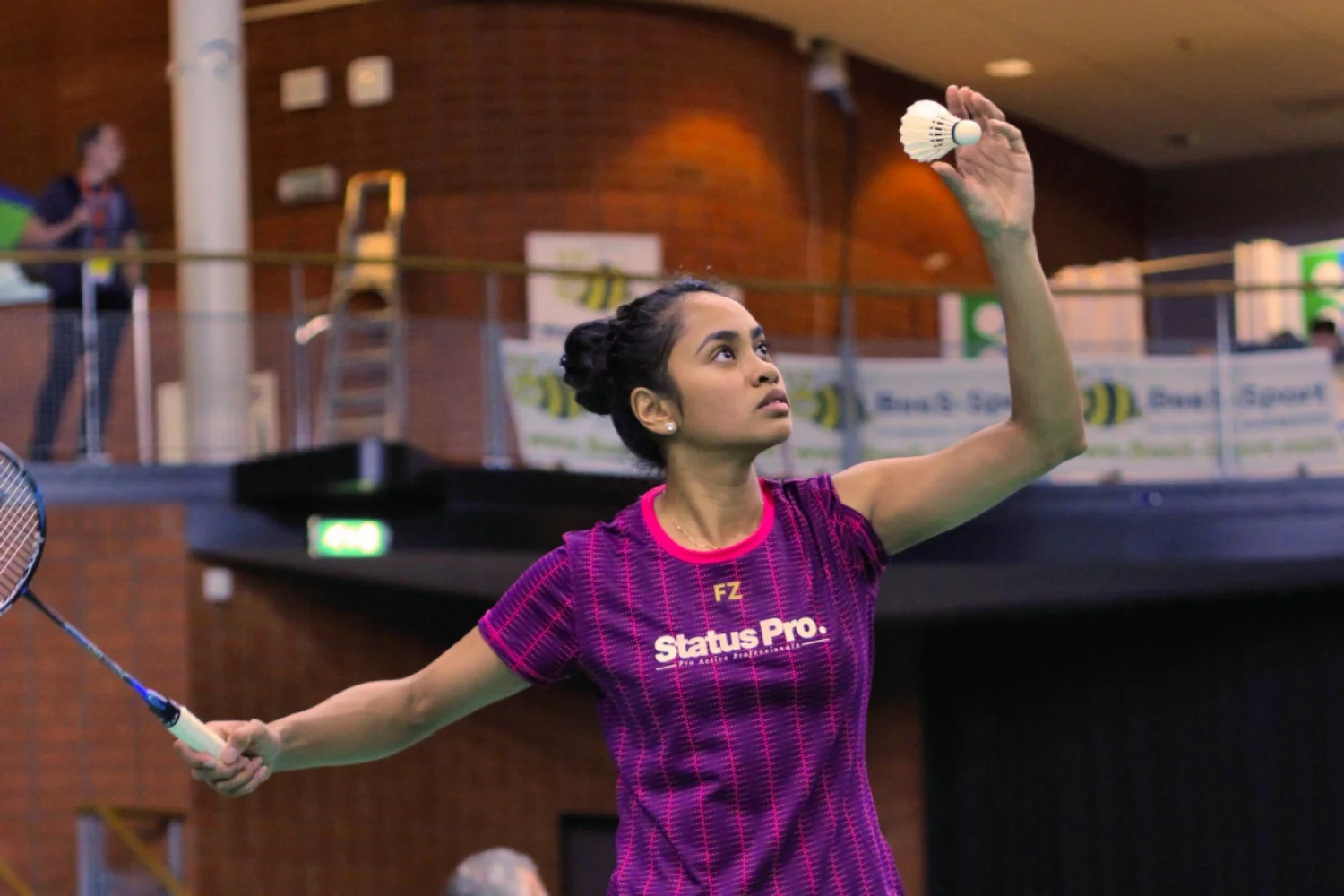 Badmintonner Gayle Mahulette soliste in Hongarije