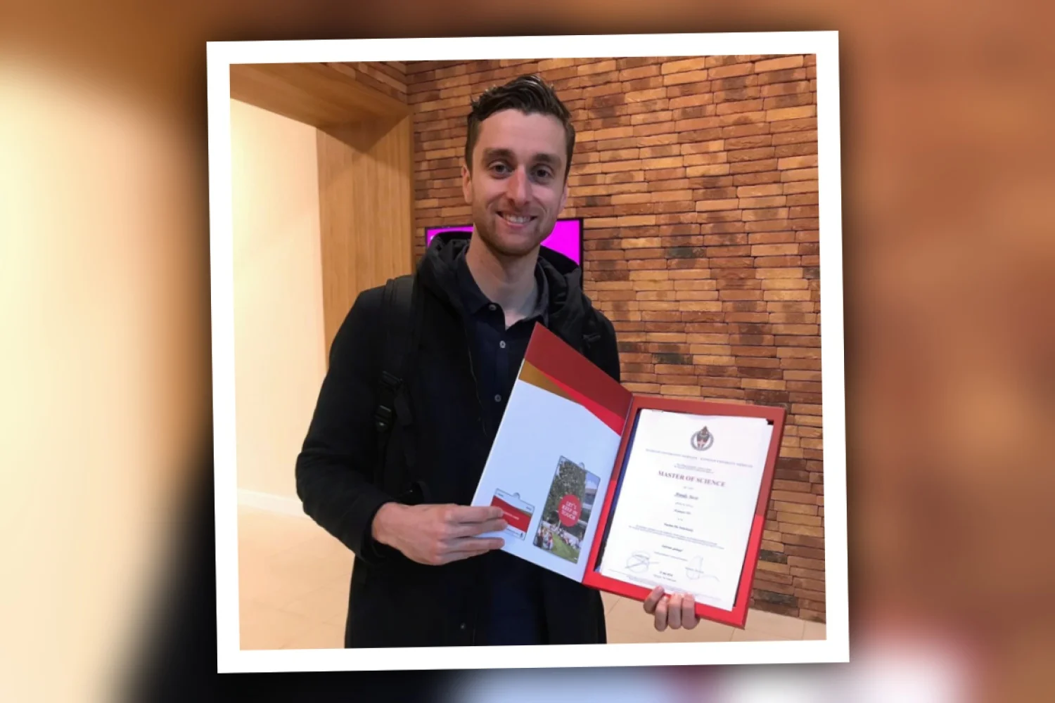 Master of Science Jacco Arends begonnen aan revalidatie knieoperatie