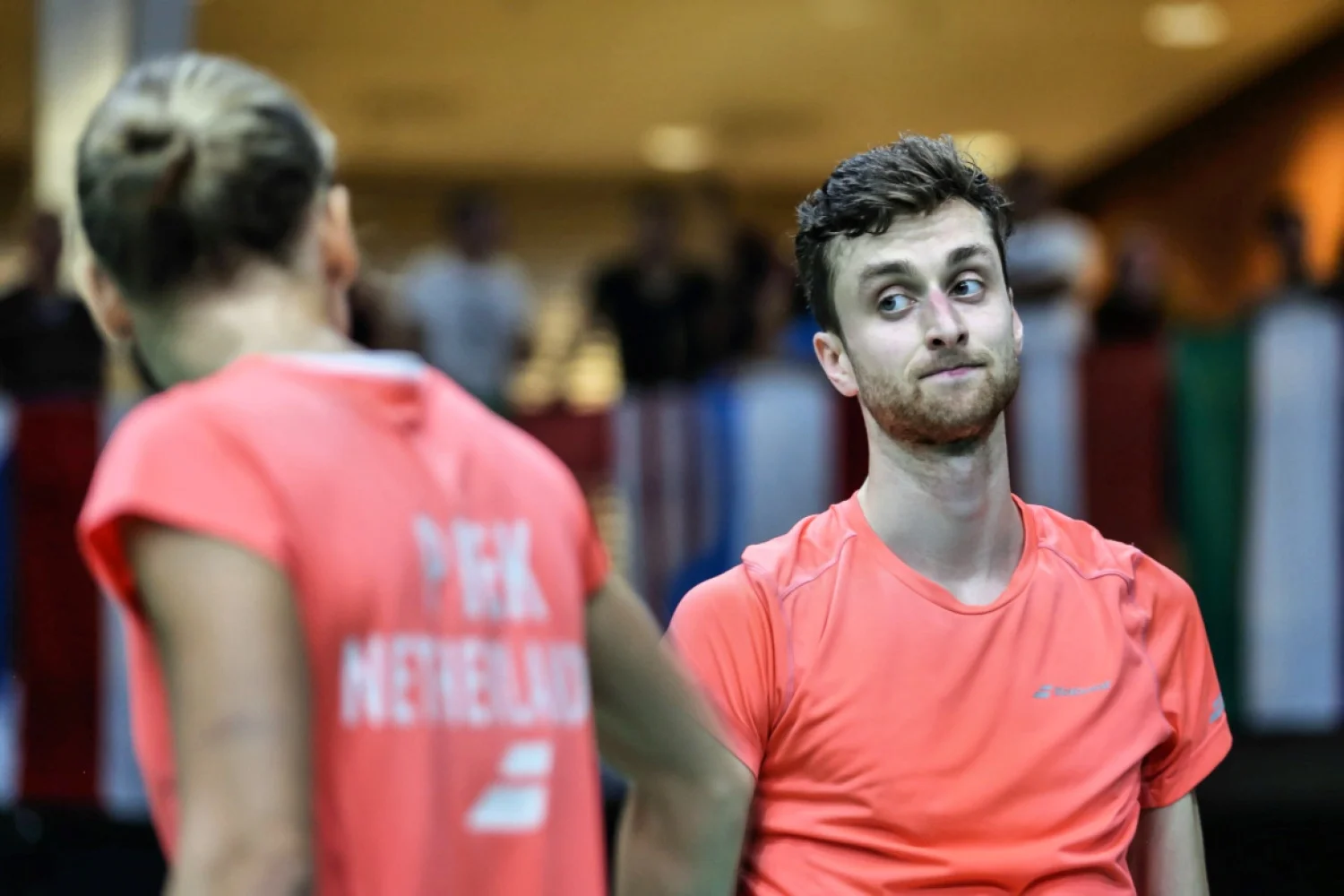 Topbadmintonners Selena Piek en Robin Tabeling doen aan partnerruil in Bangkok