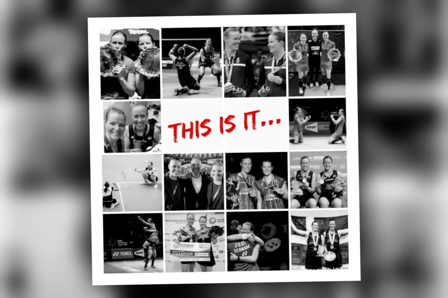 Kamilla and Christinna: All good things come to an end. This is it. 