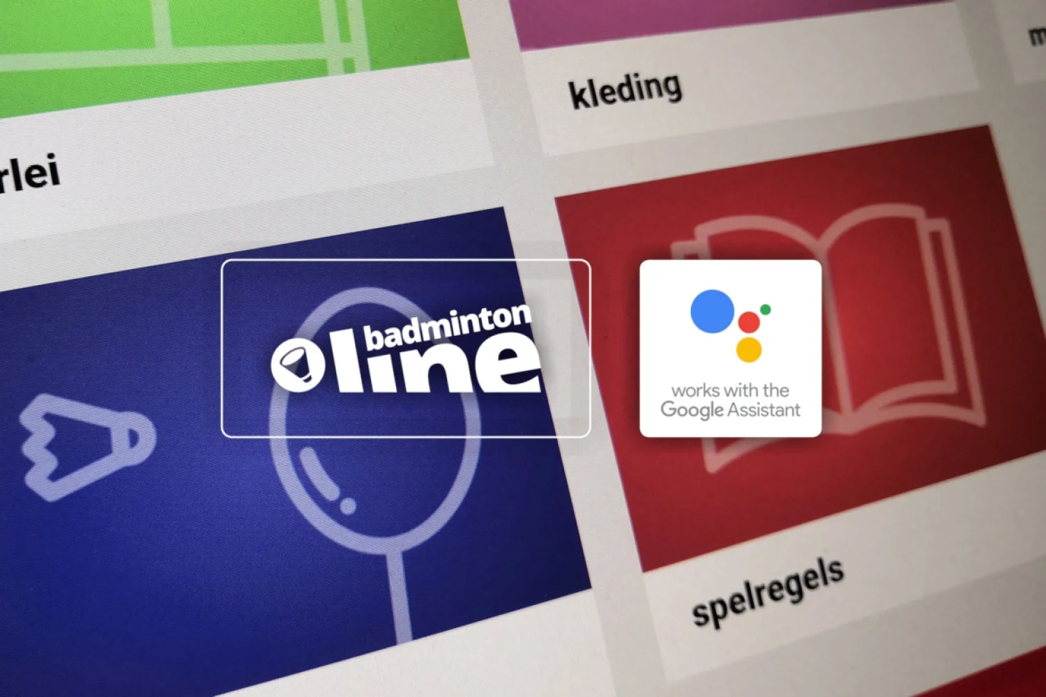 Hey Google, wie is de baas van Badminton Nederland?