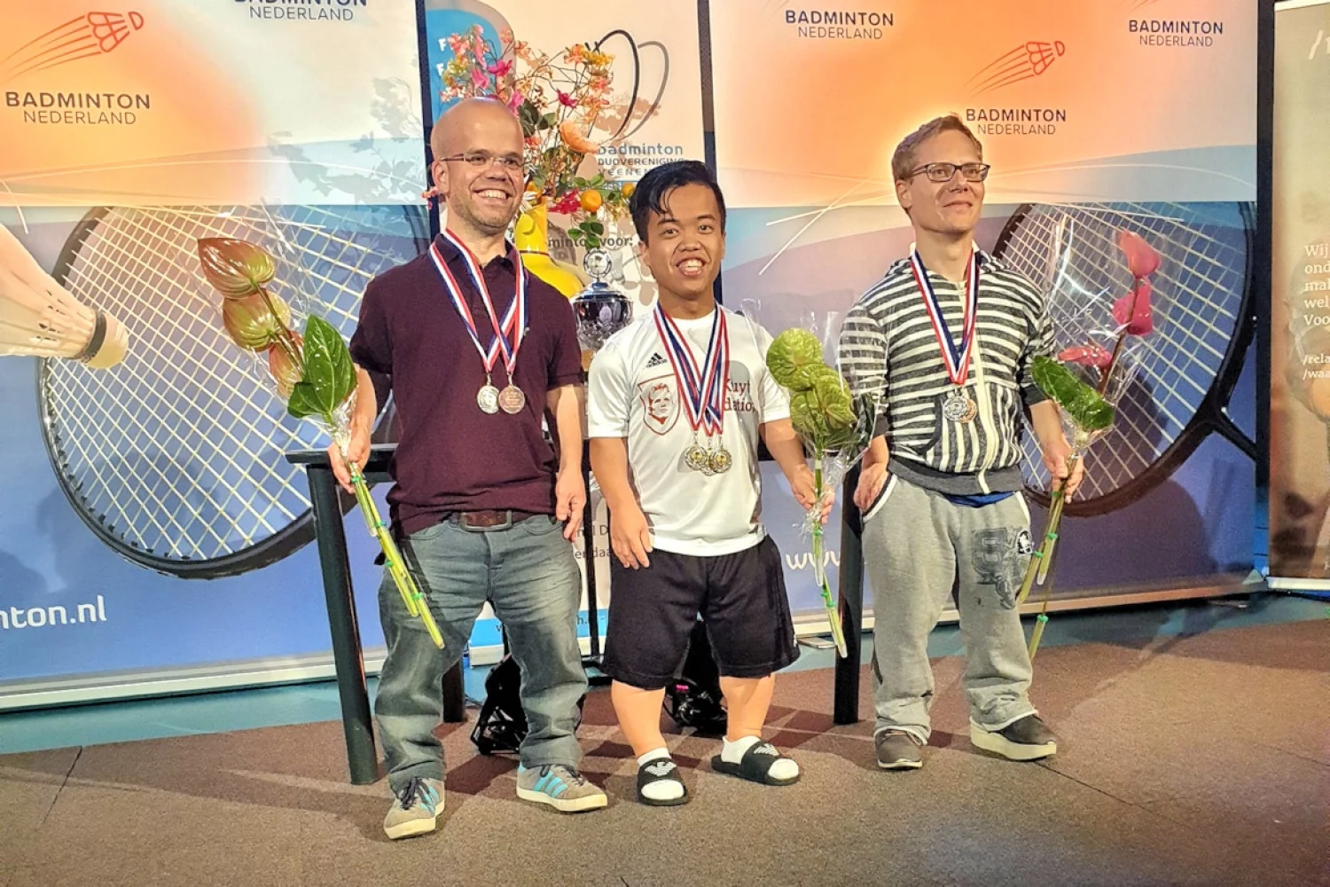 Joey Lie en Ilse van de Burgwal triomferen op NK Parabadminton 2019