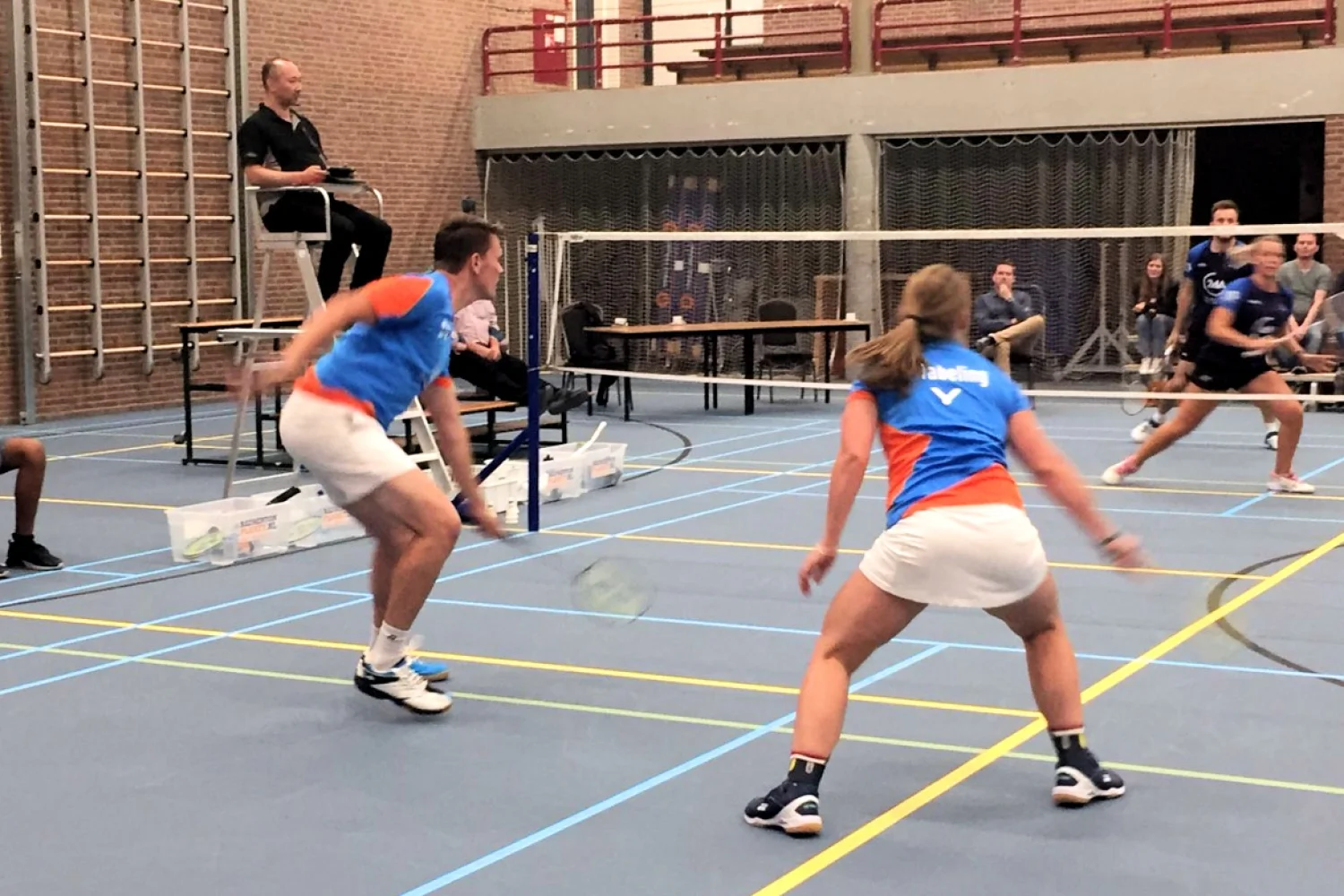 Hoornse koploper in Nederlandse Badminton Eredivisie na winst op Smashing