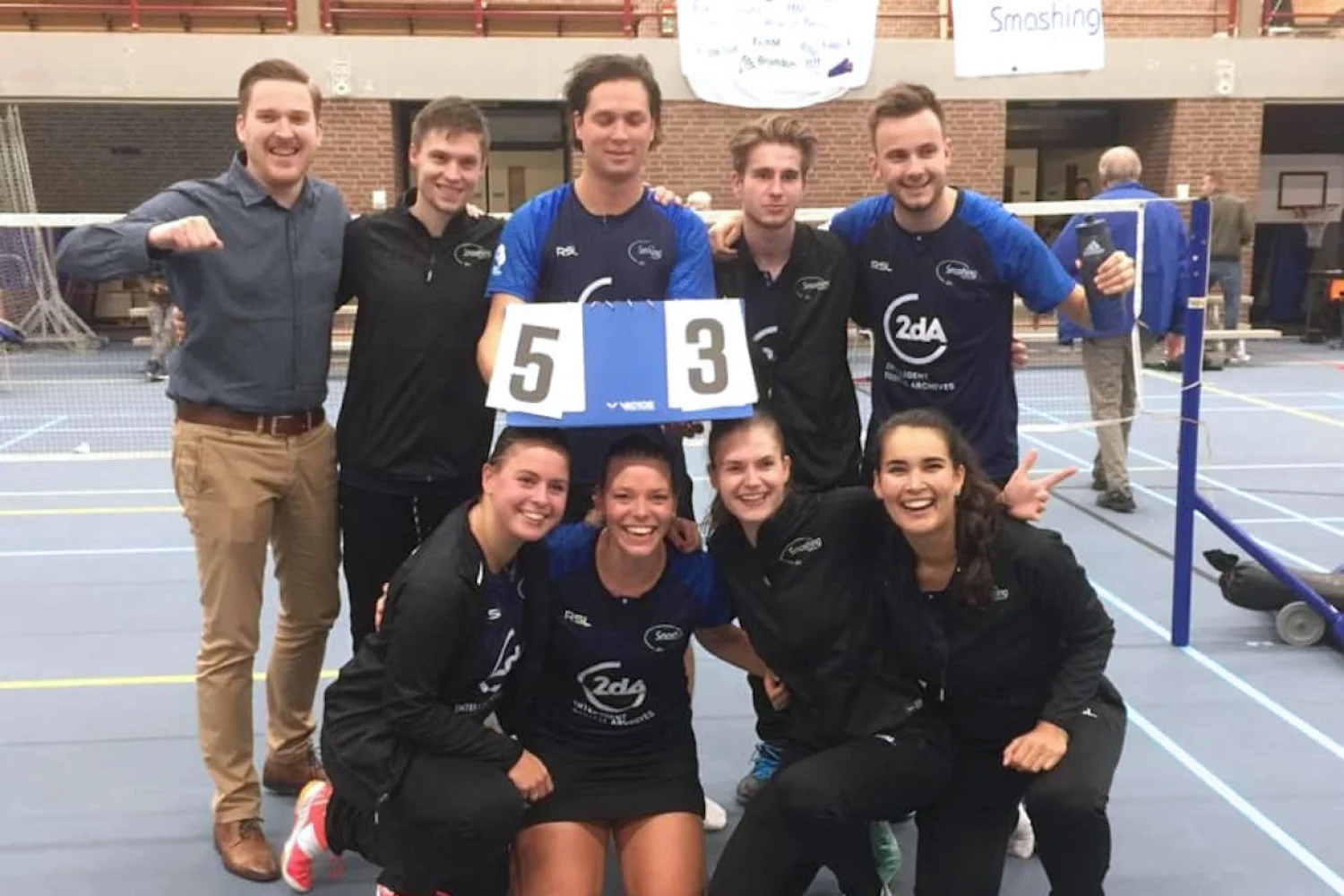 Succesvol dubbelweekend voor Smashing in Nederlandse Badminton Eredivisie