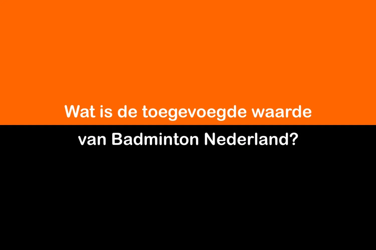Snel krimpende badmintonbond verviervoudigt kosten bondslidmaatschap recreatieve sporters