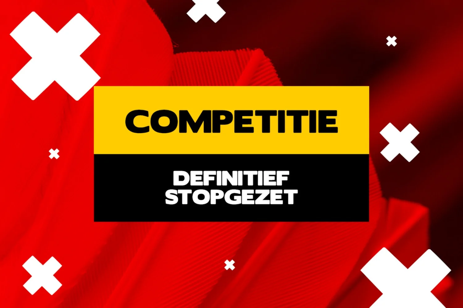 Alle competities definitief stopgezet