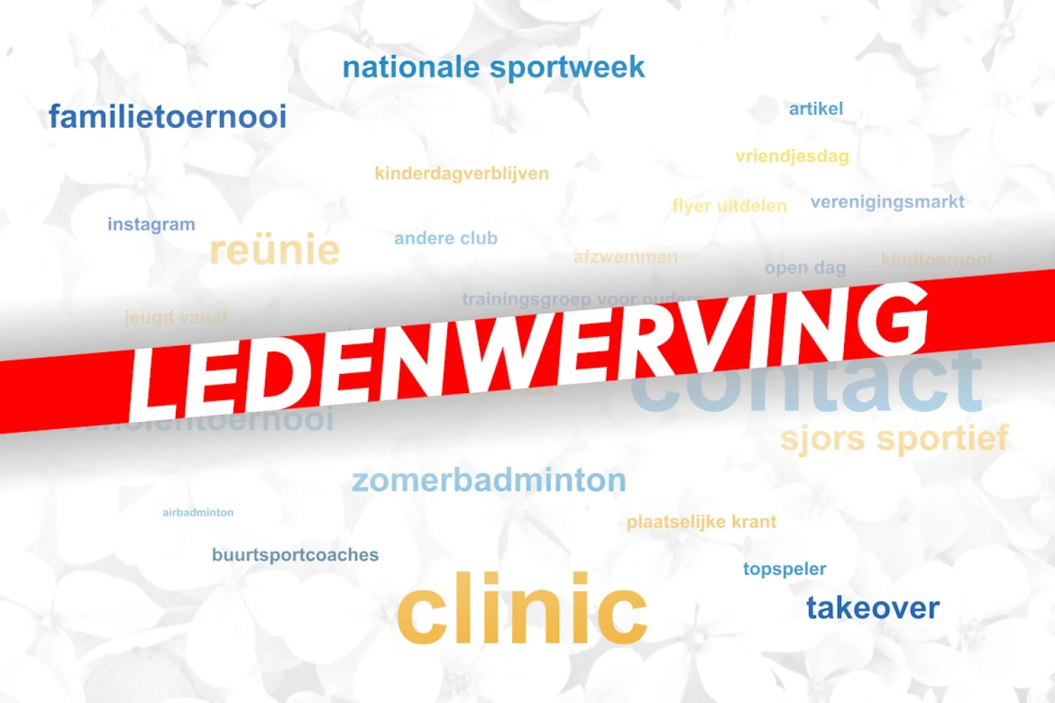 Hoe werkt dat? Ledenwerven voor een badmintonclub!?