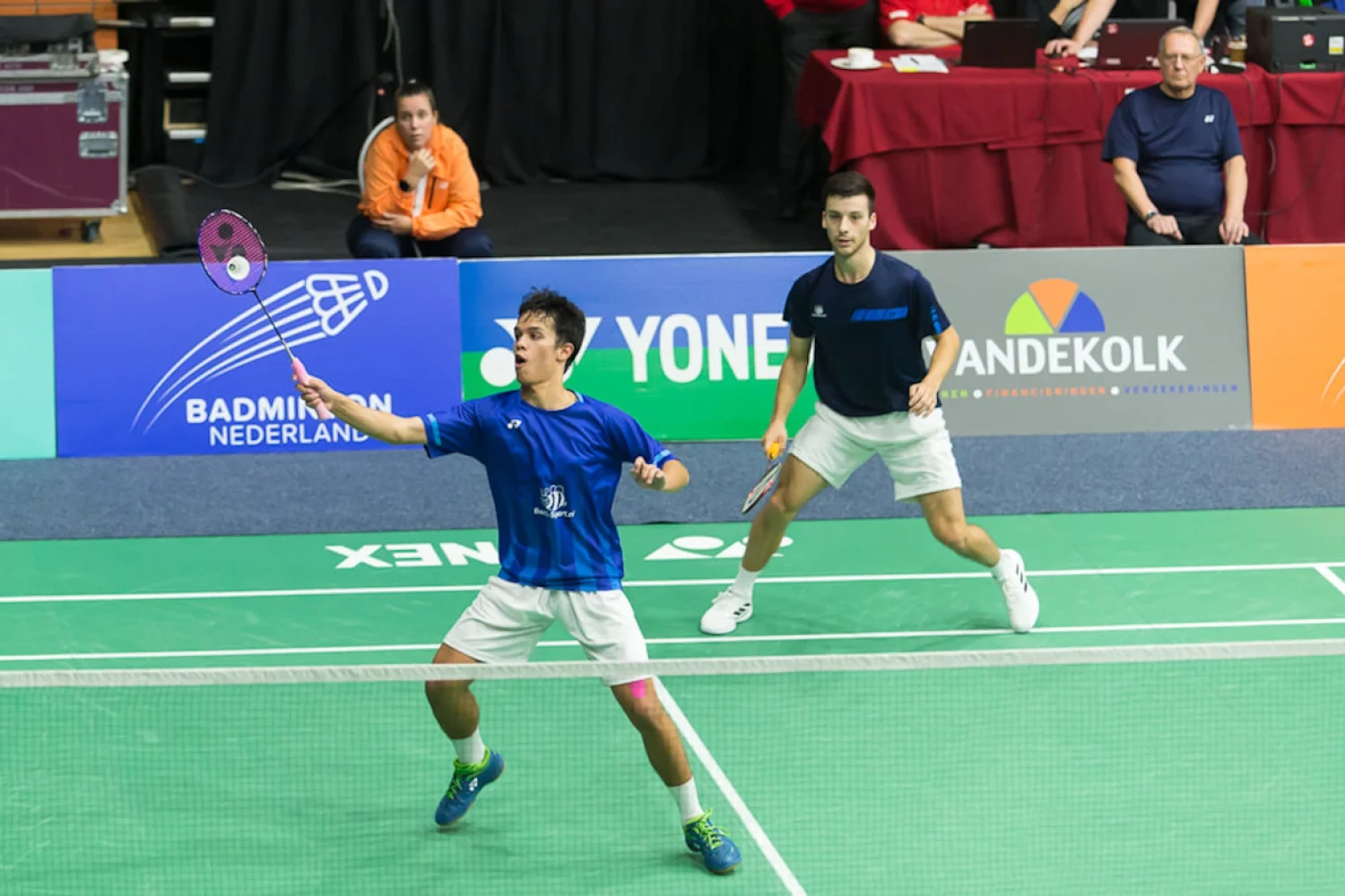 Nederlands Kampioenen in actie tijdens hoofdtoernooi YONEX Dutch Open 2021 in Almere