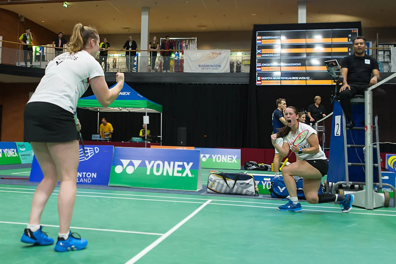 Nederlandse vrouwendubbels naar kwartfinales op Yonex Dutch Open