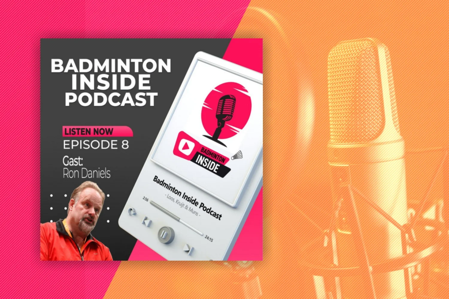 Ron Dani&euml;ls blijkt menselijk (en positief) te kunnen zijn