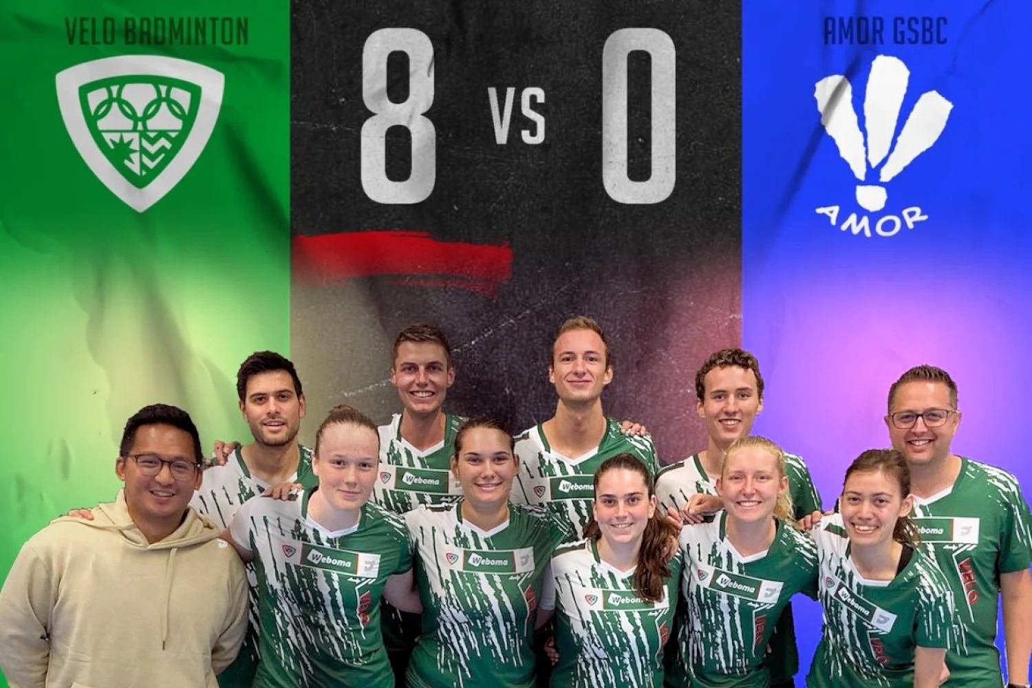 Maximale score tijdens eerste thuiswedstrijd VELO