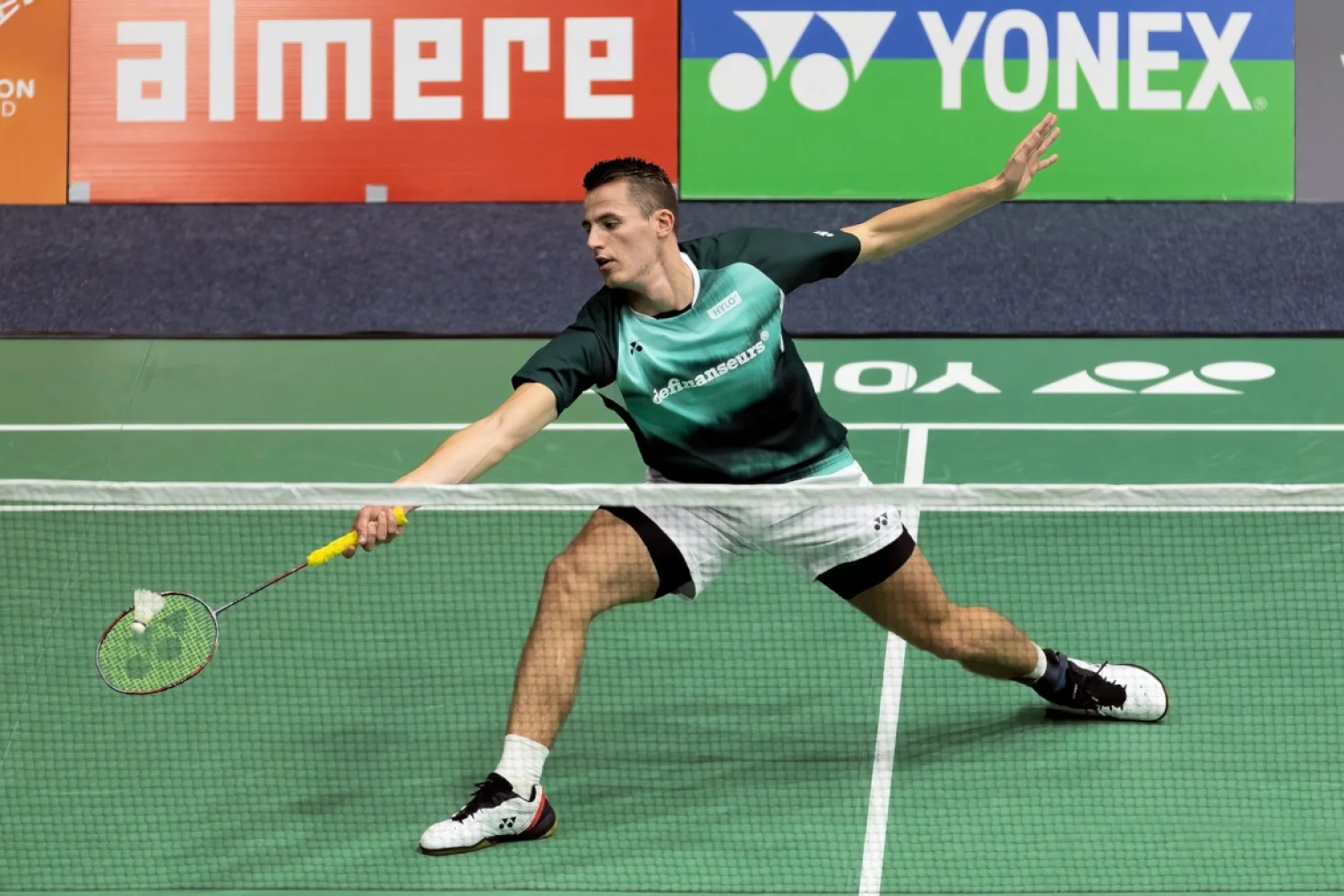 First seed Mark Caljouw naar achtste finale op Yonex Dutch Open 2022