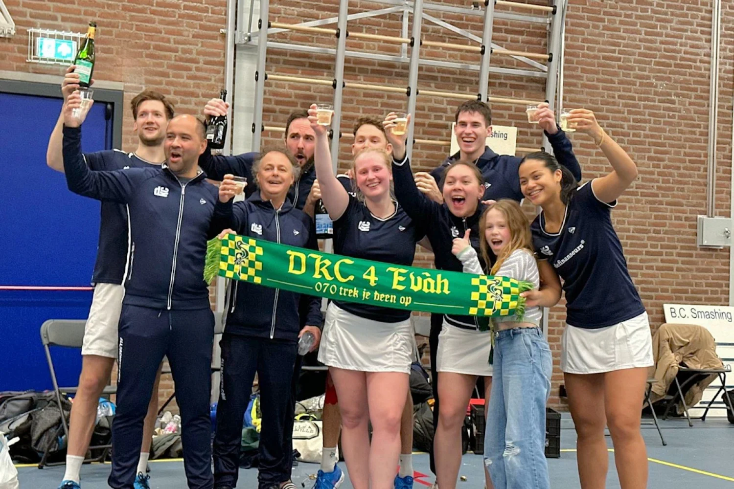 Tweede Nederlandse Badminton Eredivisie finale op rij voor DKC Den Haag