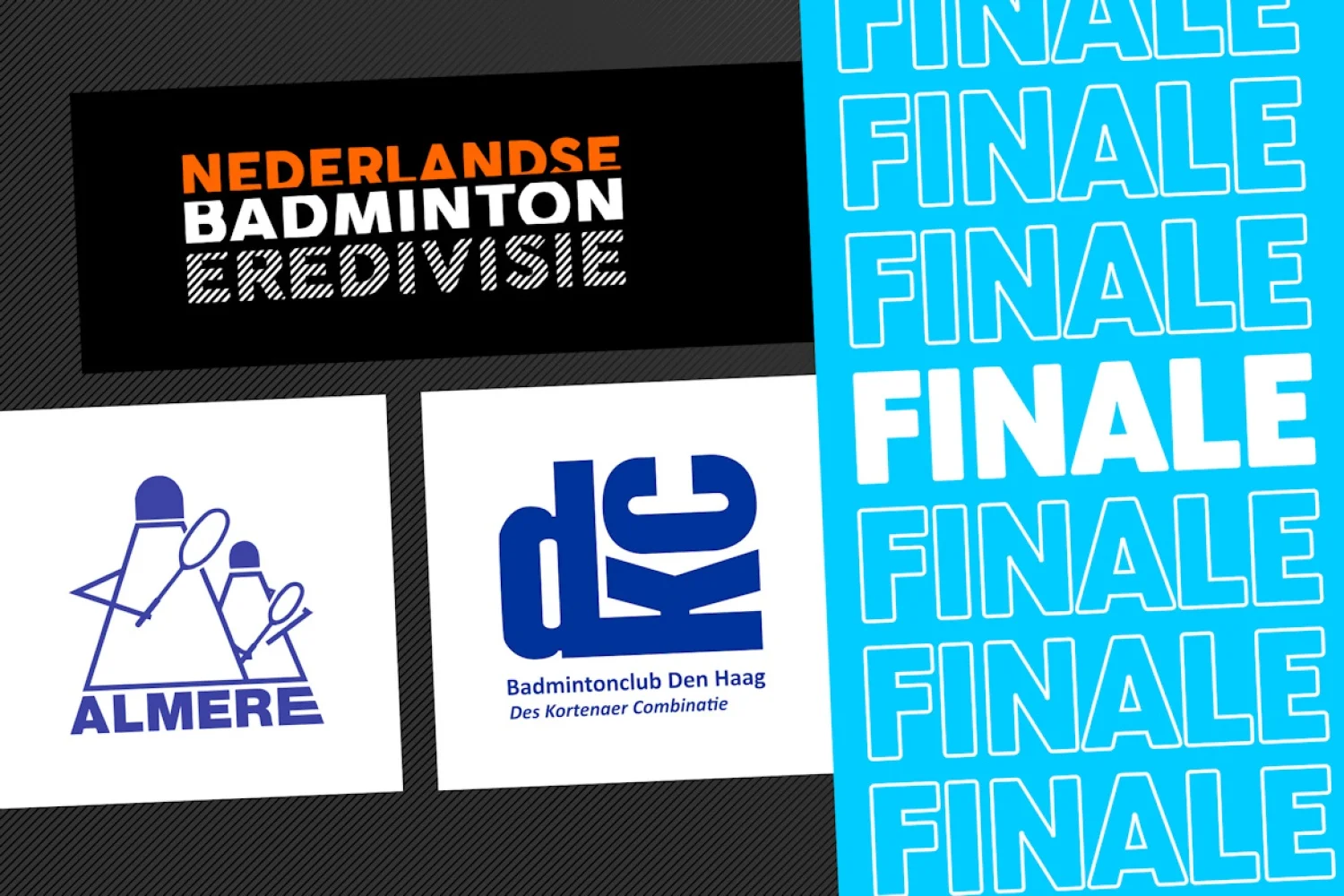 Finale Nederlandse Badminton Eredivisie op 23 maart in Maaspoort Den Bosch