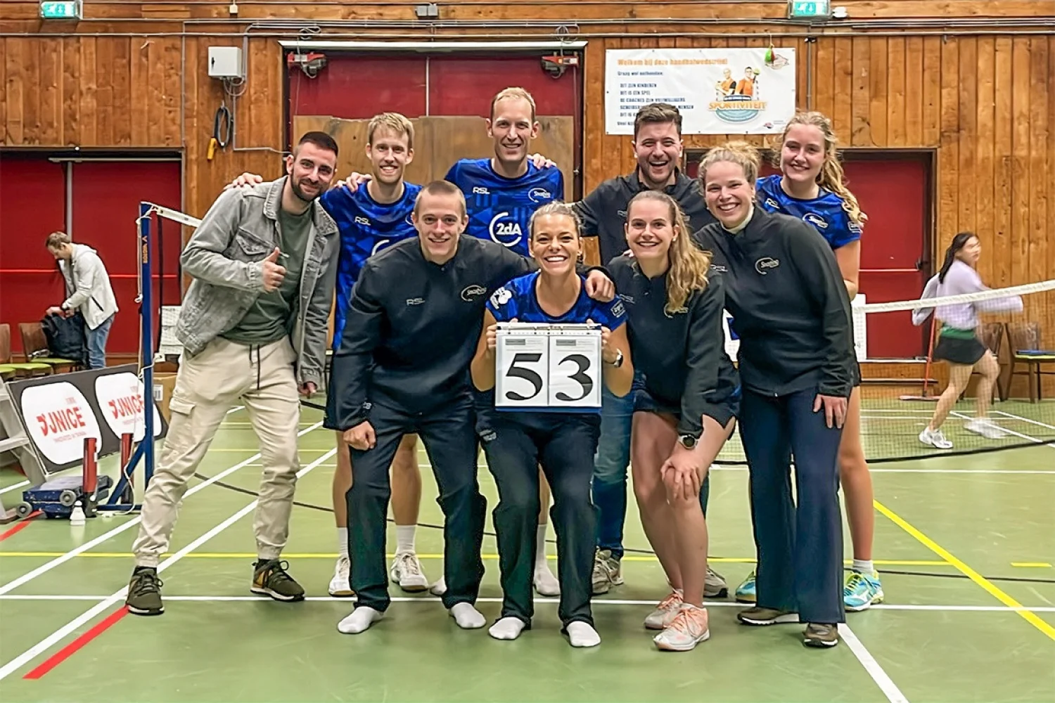Eerste winst van seizoen 2024-2025 voor Smashing in de Nederlandse Badminton Eredivisie!