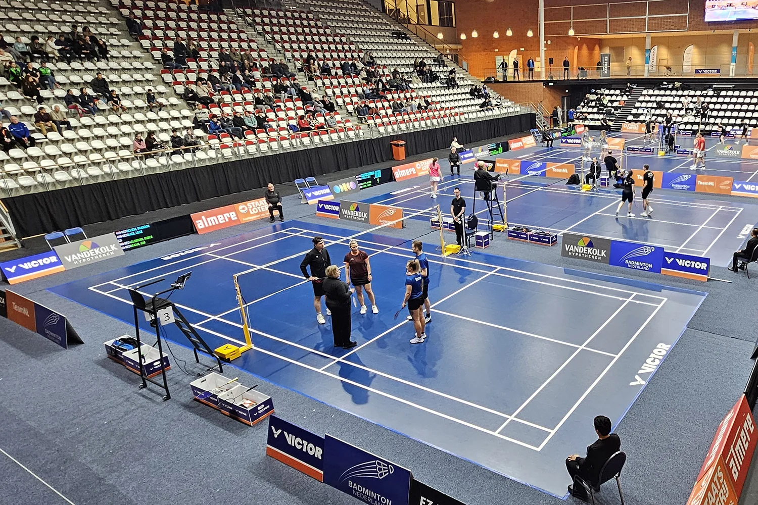 Zaterdag NK Badminton 2026 begonnen in Topsportcentrum Almere