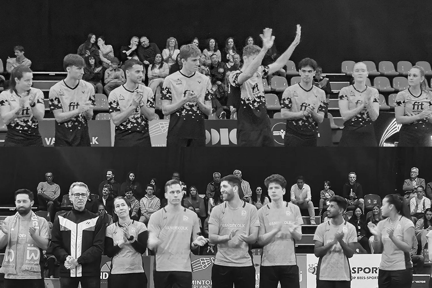 Dit is de opstelling van de finaleteams van Almere en Duinwijck