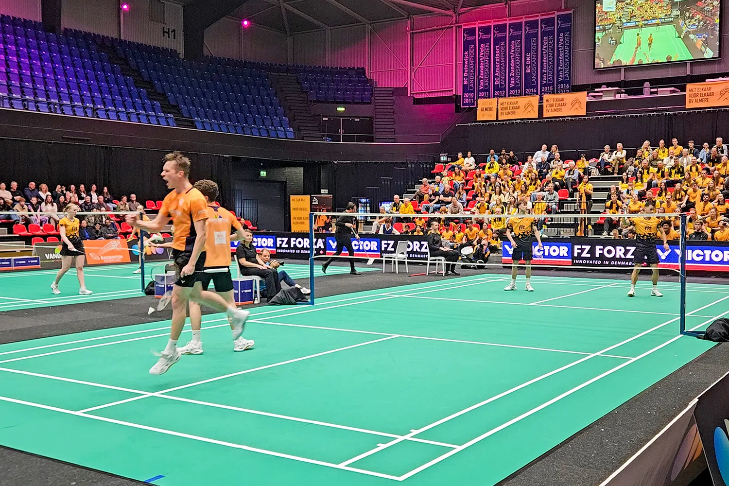 Duinwijck opent de score na zinderende driesetter in mannendubbel