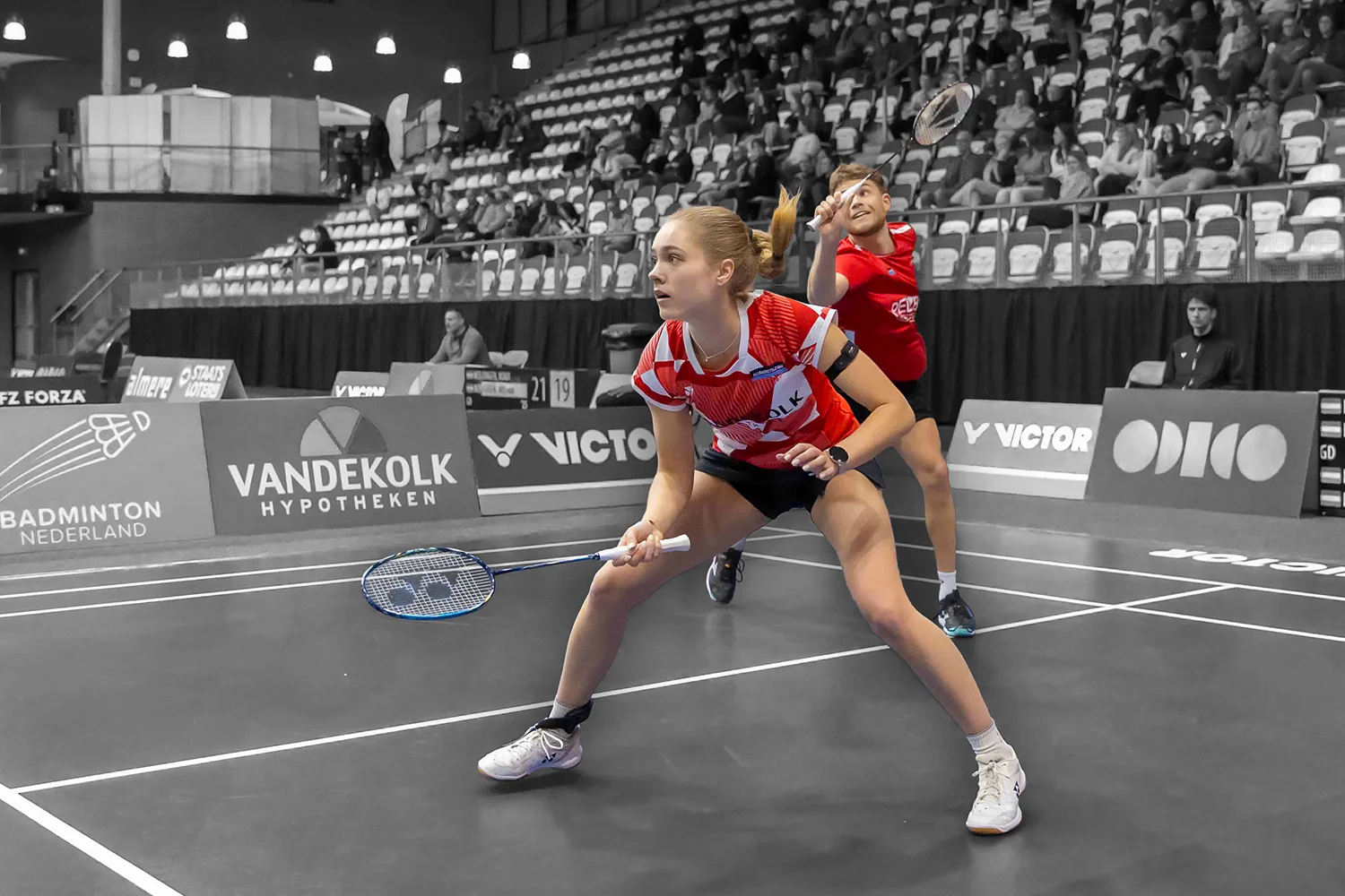 Mixkoppel Andy Buijk / Meerte Loos verliest in eerste ronde EK Badminton 2026 in Huelva