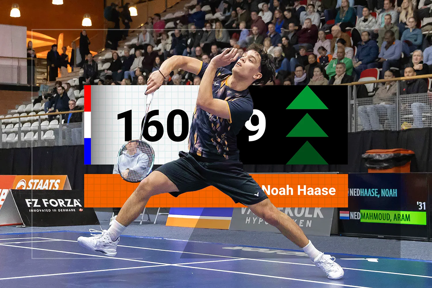 Wereldranglijst Badminton 5 mei 2026: singelaar Noah Haase stap voor stap naar top 150