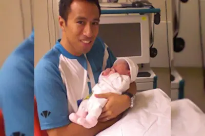 Dicky en zijn dochter Lilly Mei Palyama