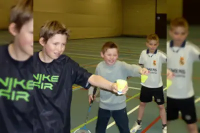 BC Westerbork geeft clinic op basisschool