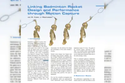 Linking Badminton Racket Design and Performance through Motion Capture