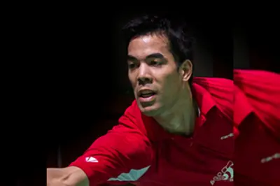 Eric Pang zet golfbeweging voort