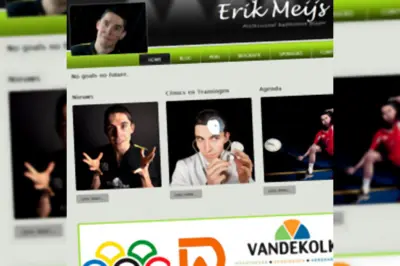 Erik Meijs: 'Ik heb een nieuwe website!'