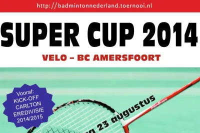 VELO wint eerste Super Cup badminton